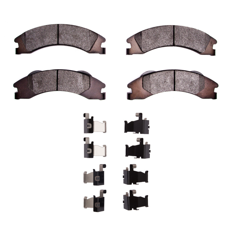 Ford E-150 Brake Pads - Rear - R1 Concepts - Semi Met + Hardware Kit - `08-`25 Ford E-150 Brake Pads - Rear - R1 Concepts - Semi Met + Hardware Kit - `08-`25